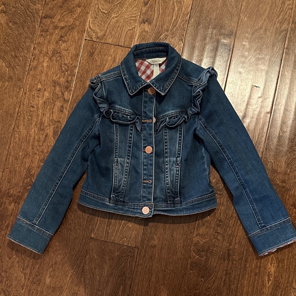 Matilda Jane Denim Jacket with Ruffle Detail